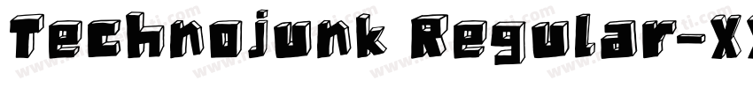 Technojunk Regular字体转换